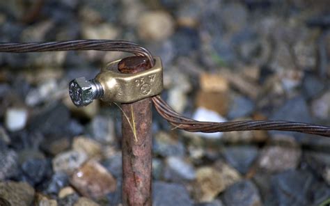 electrical box grounded with a copper wire|where to buy ground wire.